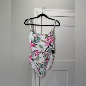Tropical Floral One-Piece Swimsuit